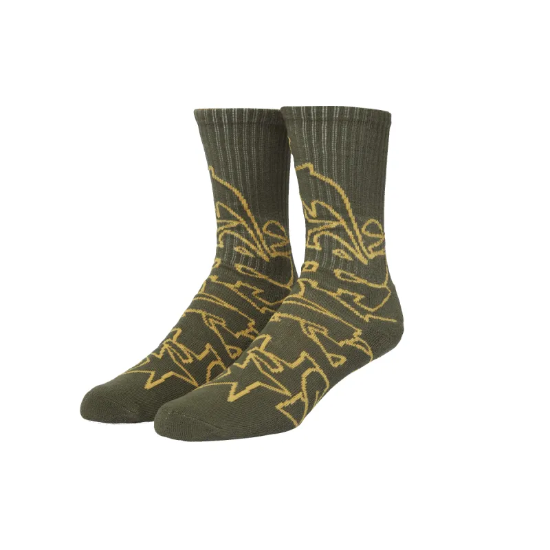 Outlines Crew Sock sold by HUF