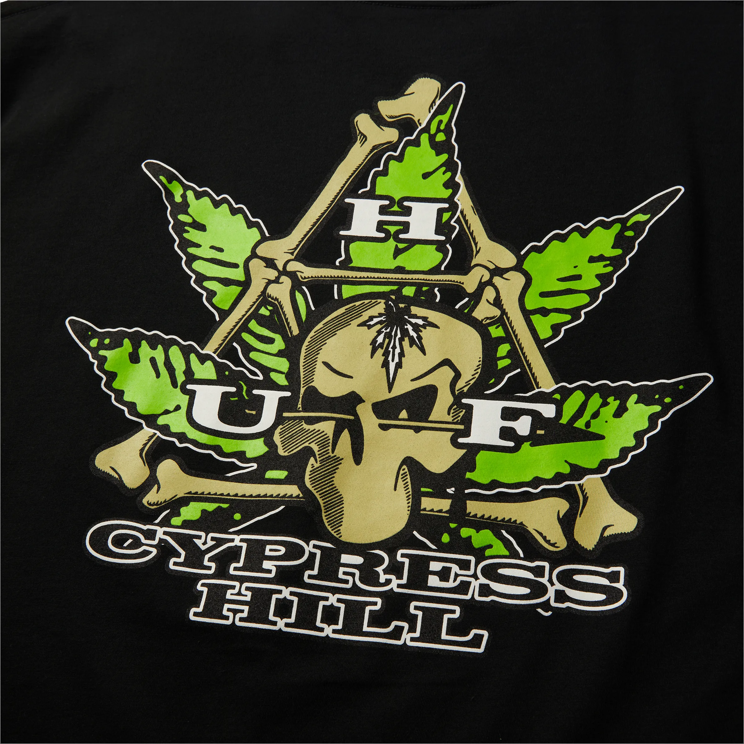 HUF x Cypress Hill Triple Triangle T-Shirt sold by HUF product image thumbnail 4