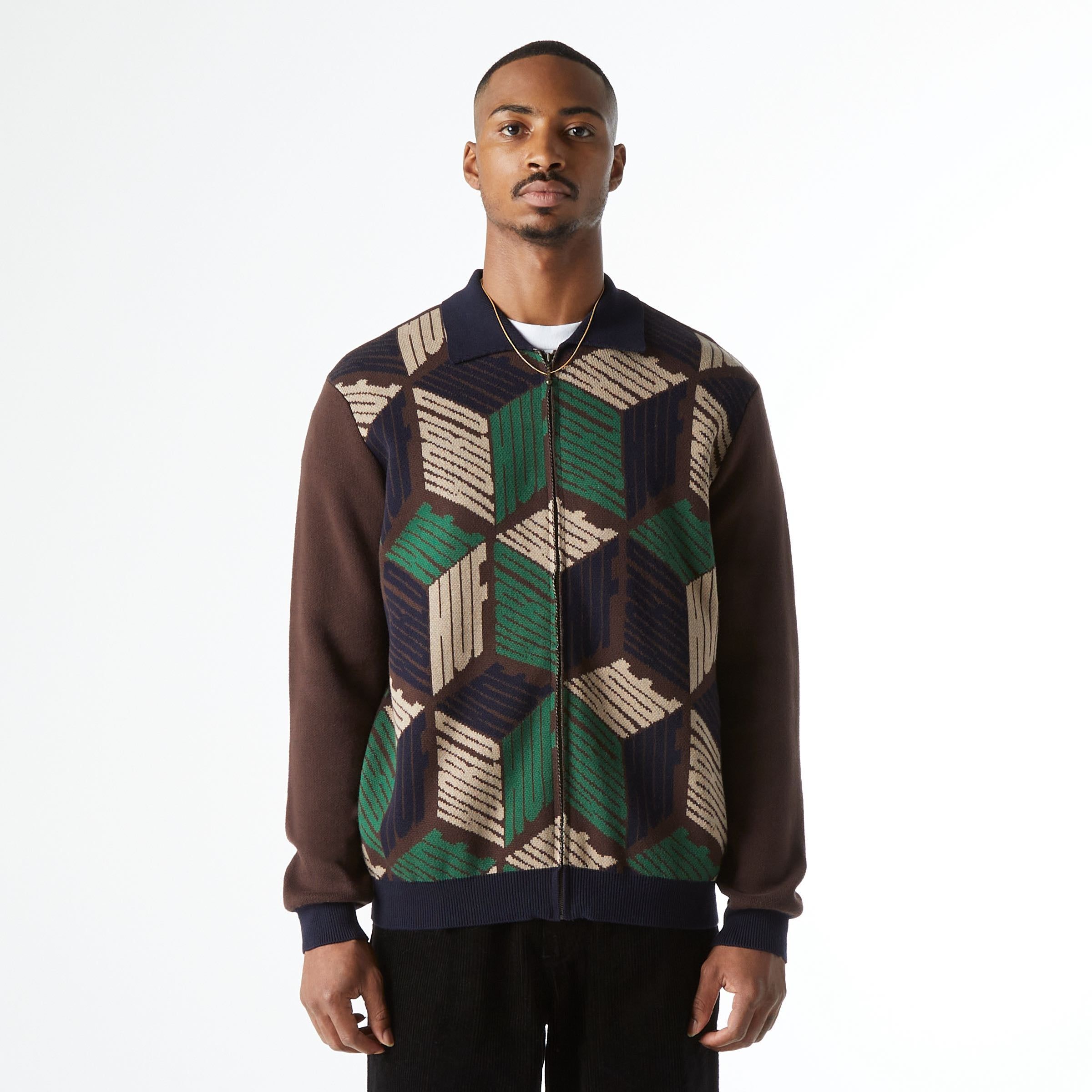 Dimensions Zip Sweater sold by HUF product image thumbnail 4