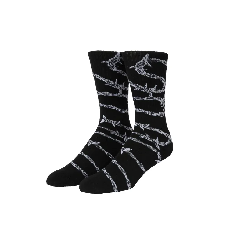 Barbed Wire Crew Sock sold by HUF