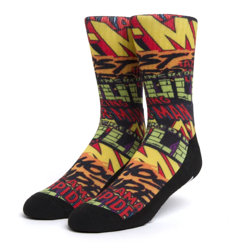 Marvel Logos Sock sold by HUF
