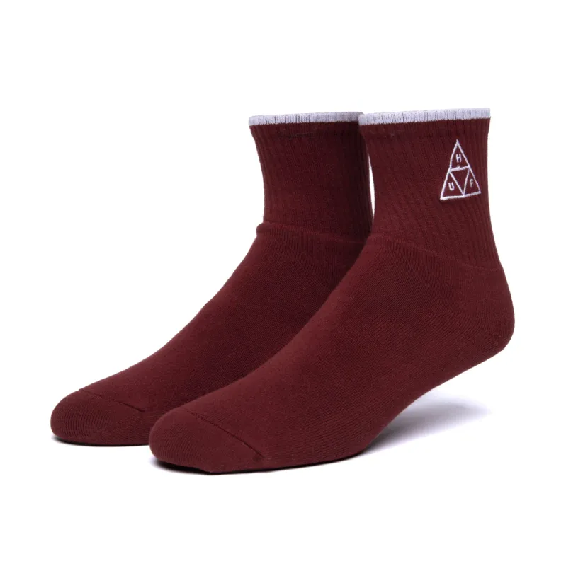 Emb Triple Trainge 1/4 Sock sold by HUF