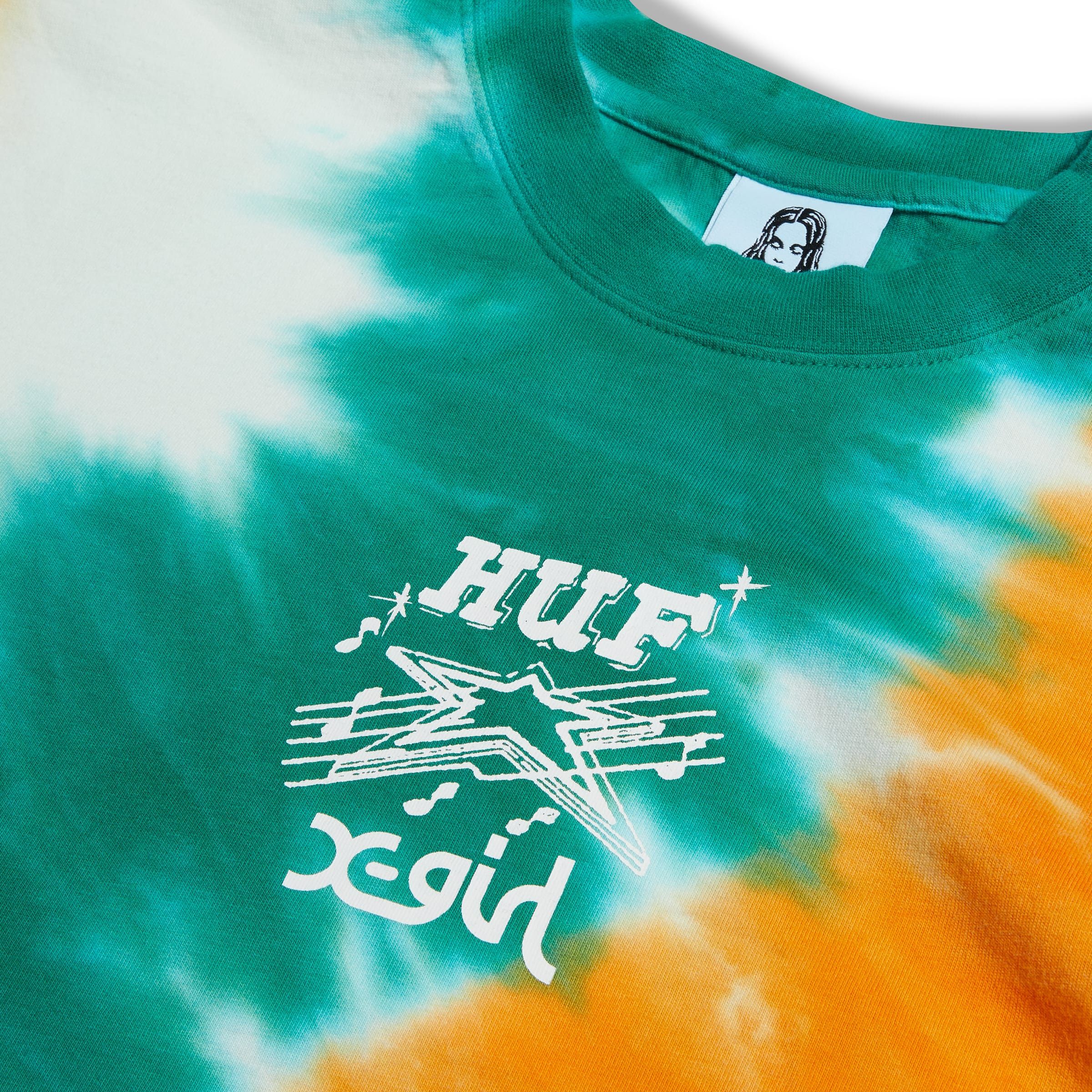 Bless Up Tiedye Relax T-Shirt sold by HUF product image thumbnail 3