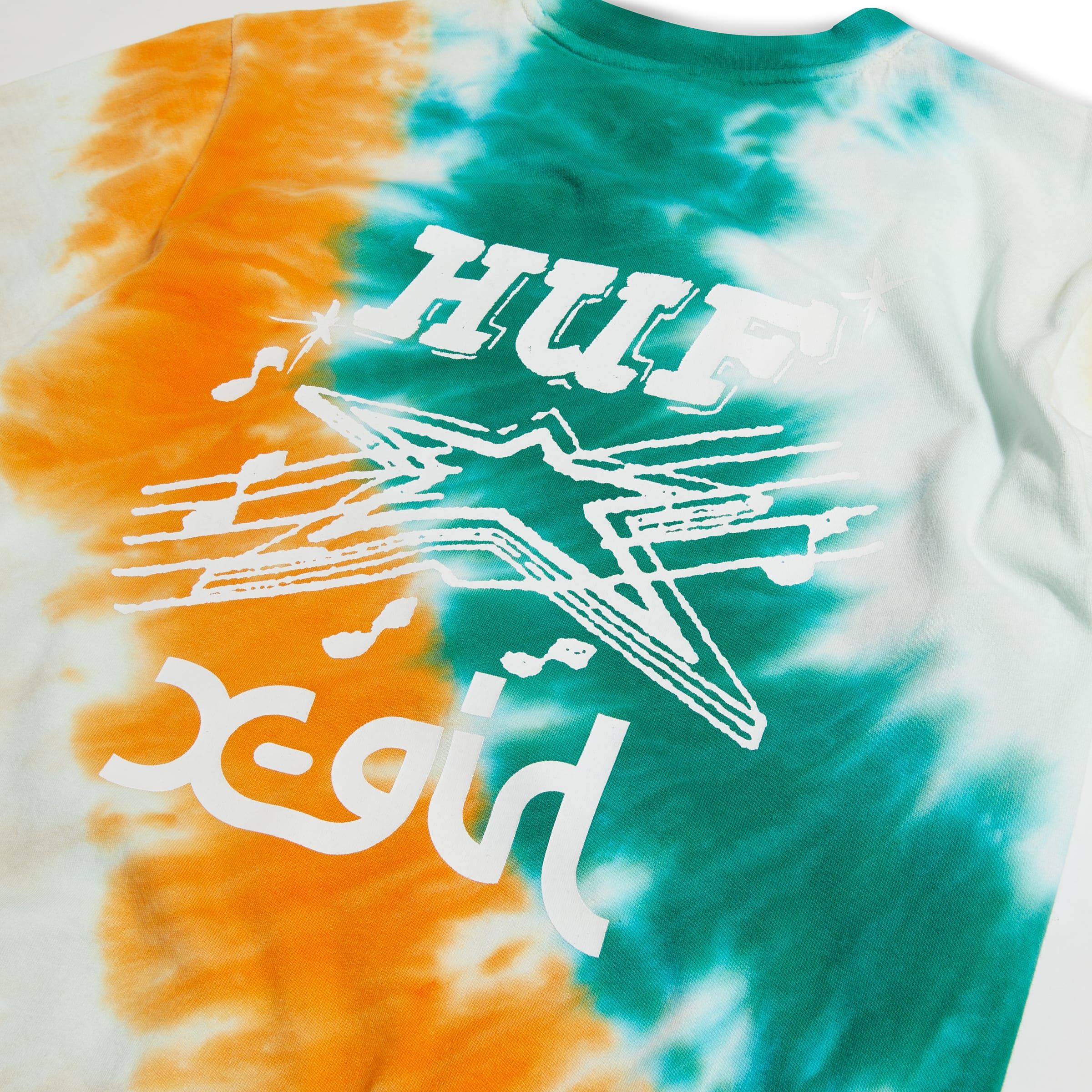 Bless Up Tiedye Relax T-Shirt sold by HUF product image thumbnail 4