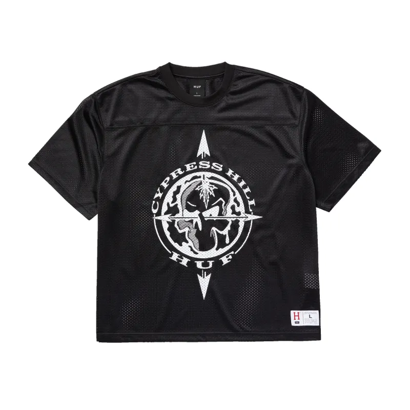 HUF x Cypress Hill Compass Mesh Jersey sold by HUF