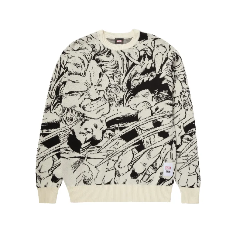 HUF x X-Men Epic Showdown Crew Sweater sold by HUF
