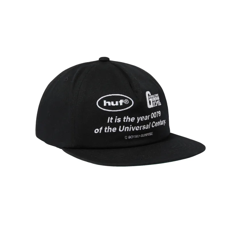 HUF x Gundam Universal Century Snapback Hat sold by HUF