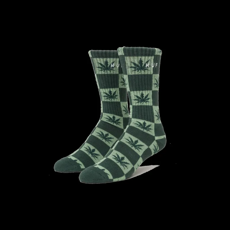 Checkered Plantlife Sock sold by HUF