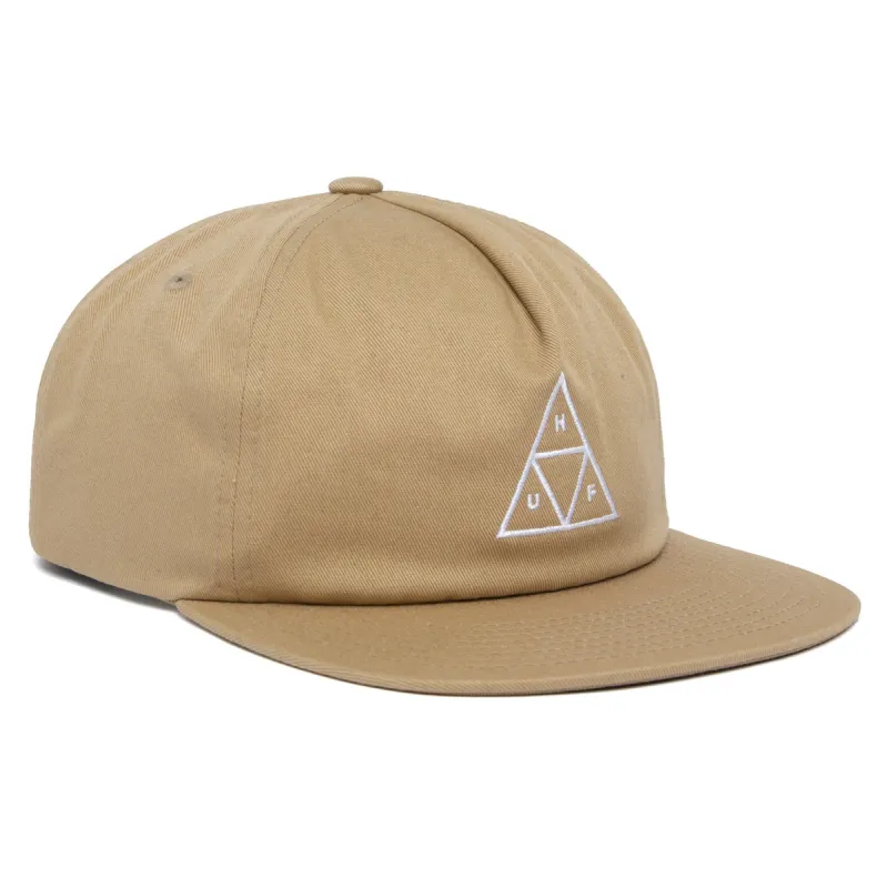 Ess. Unstructured Triple Triangle Snapback sold by HUF