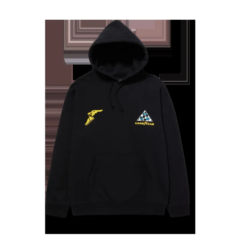 HUF x Goodyear Grand Prix Triple Triangle Pullover Hoodie sold by HUF