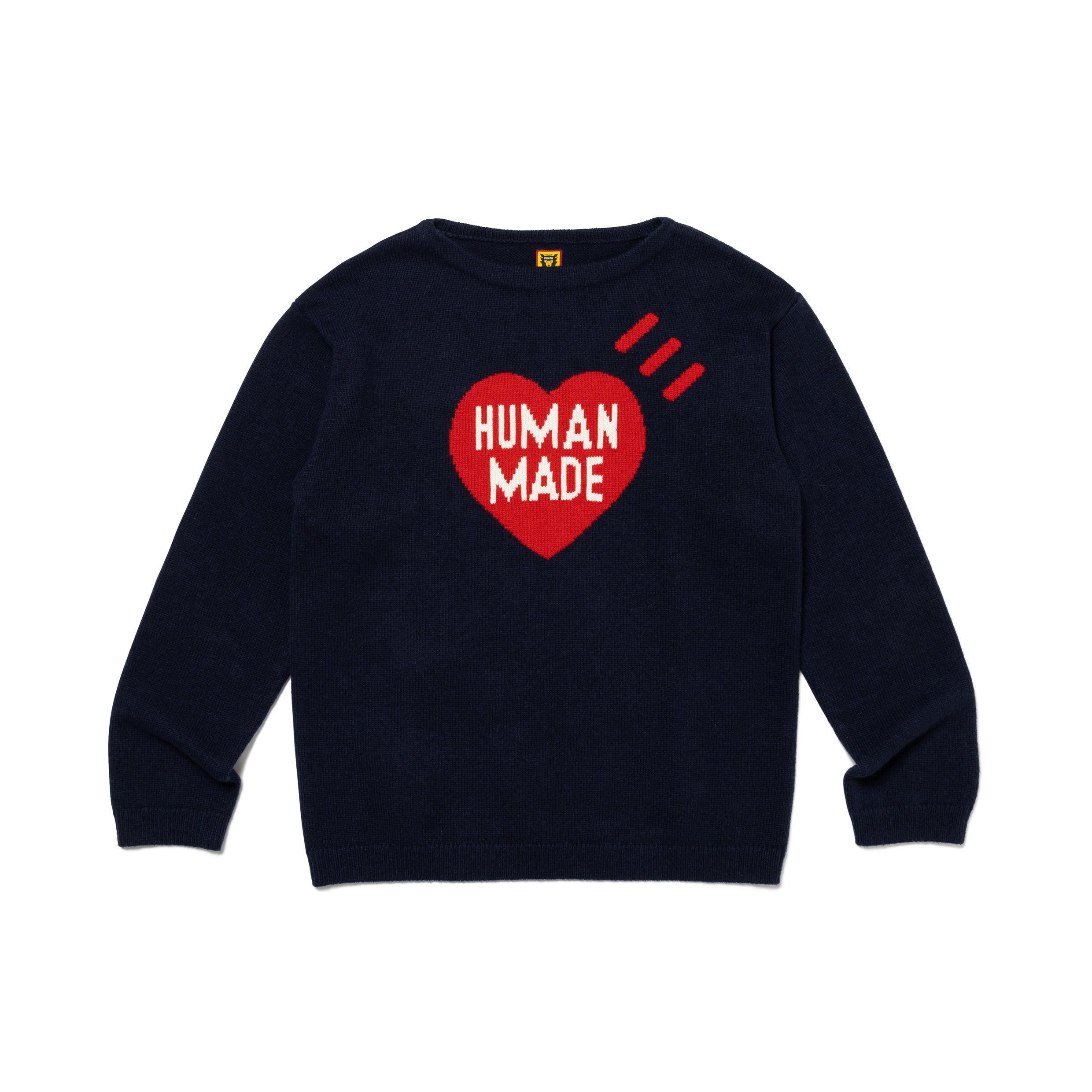 HEART KNIT SWEATER sold by Human Made