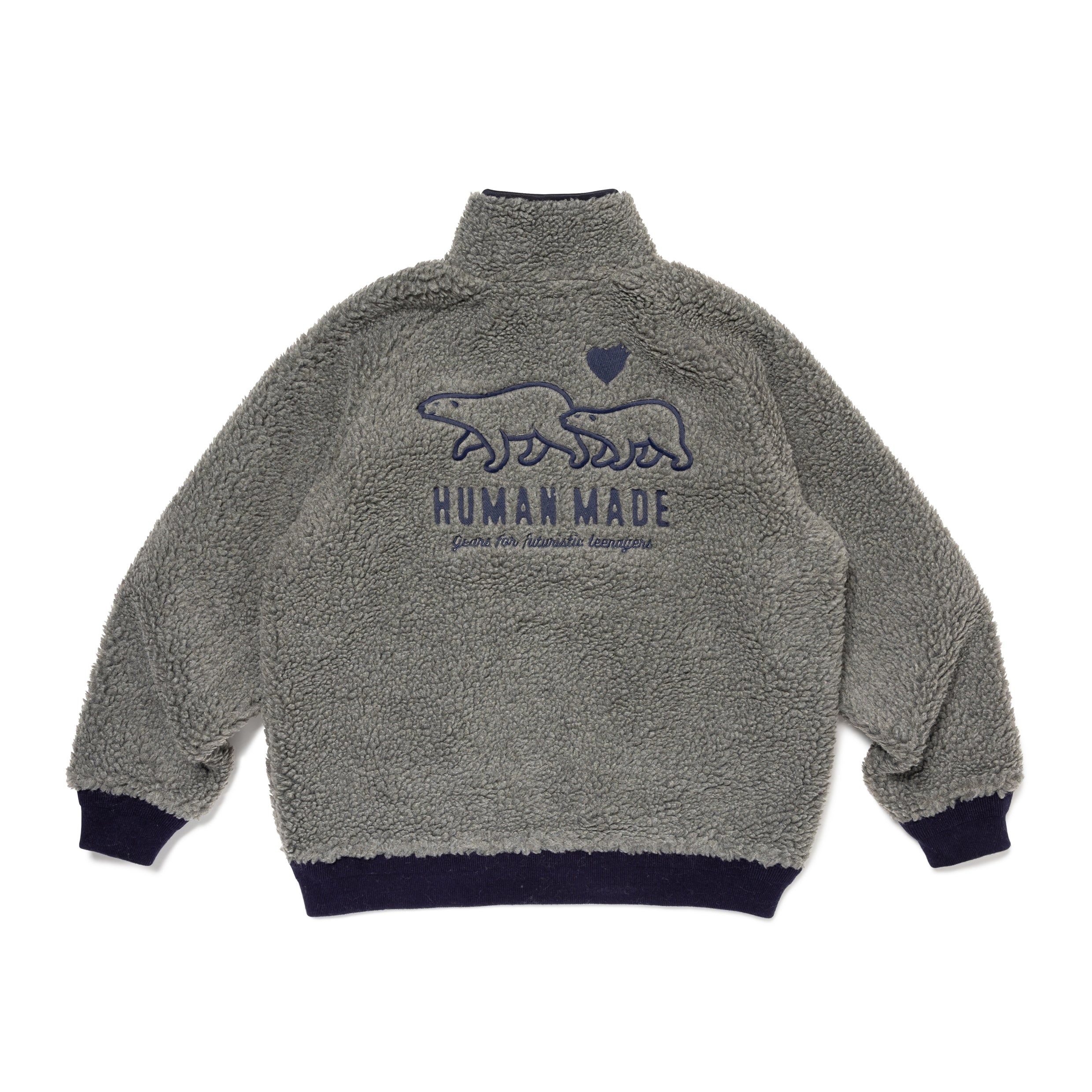 HUMAN MADE BOA FLEECE PULLOVER 