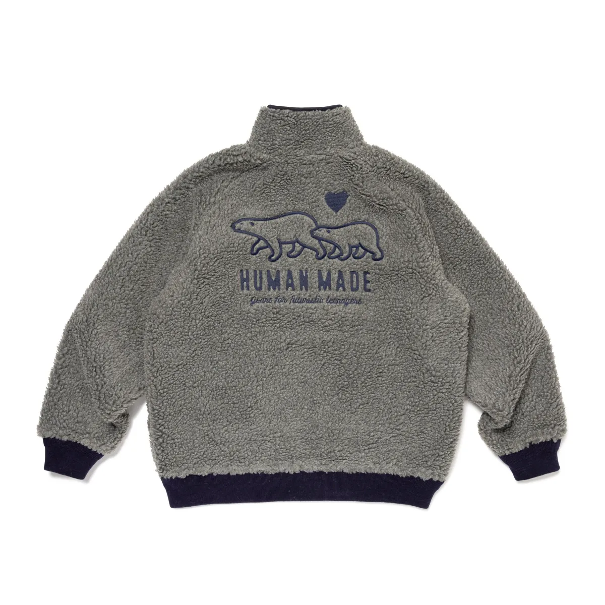 HUMAN MADE BOA FLEECE JACKET BEIGE XLサイズ（HUMAN MADE