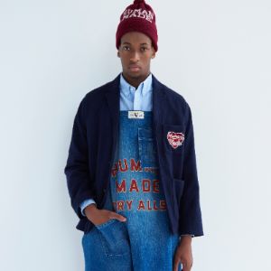 WOOL BLENDED BLAZER sold by Human Made