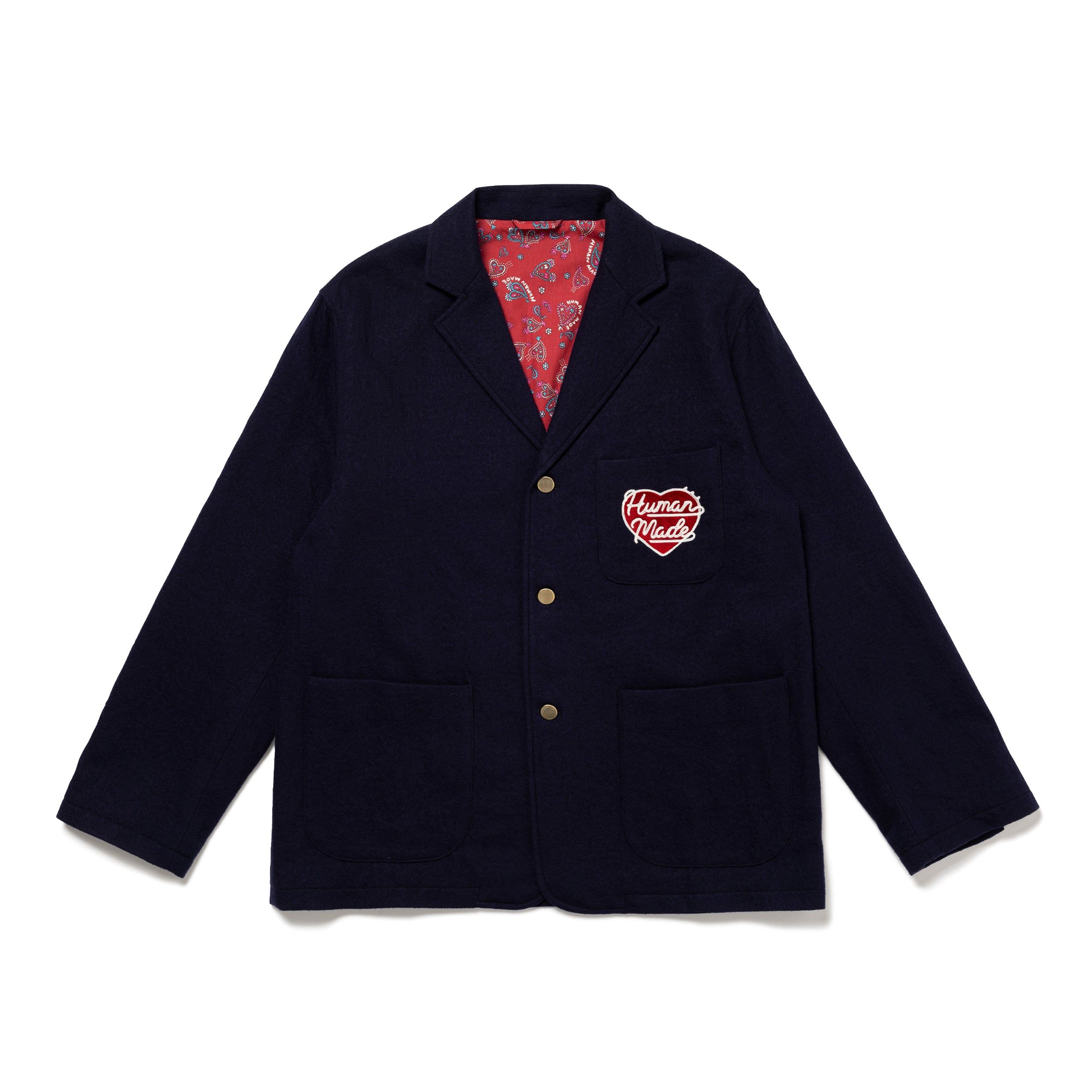 WOOL BLENDED BLAZER sold by Human Made