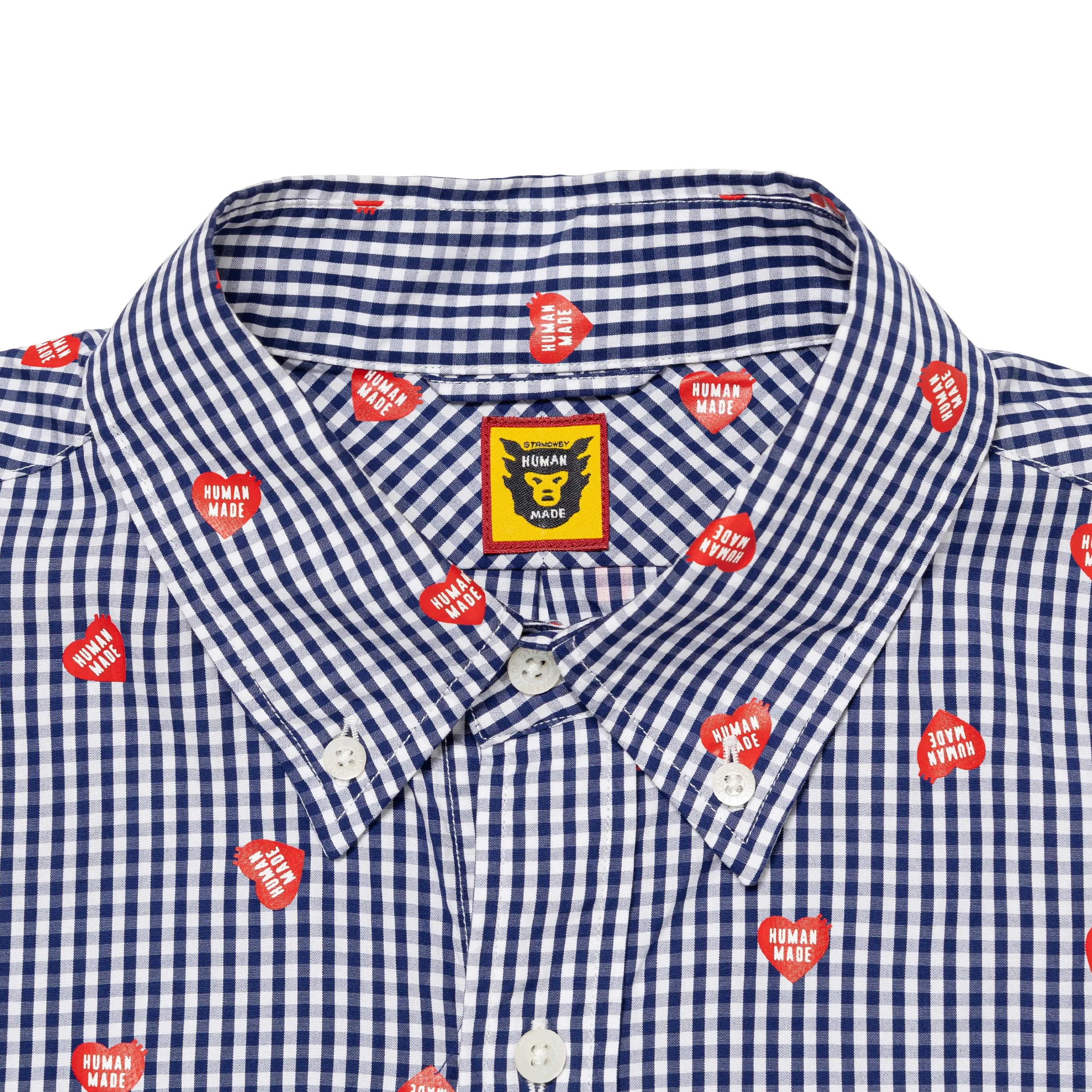 HEART GINGHAM CHECK SHIRT sold by Human Made product image thumbnail 3