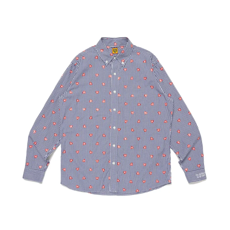 HEART GINGHAM CHECK SHIRT made by Human Made