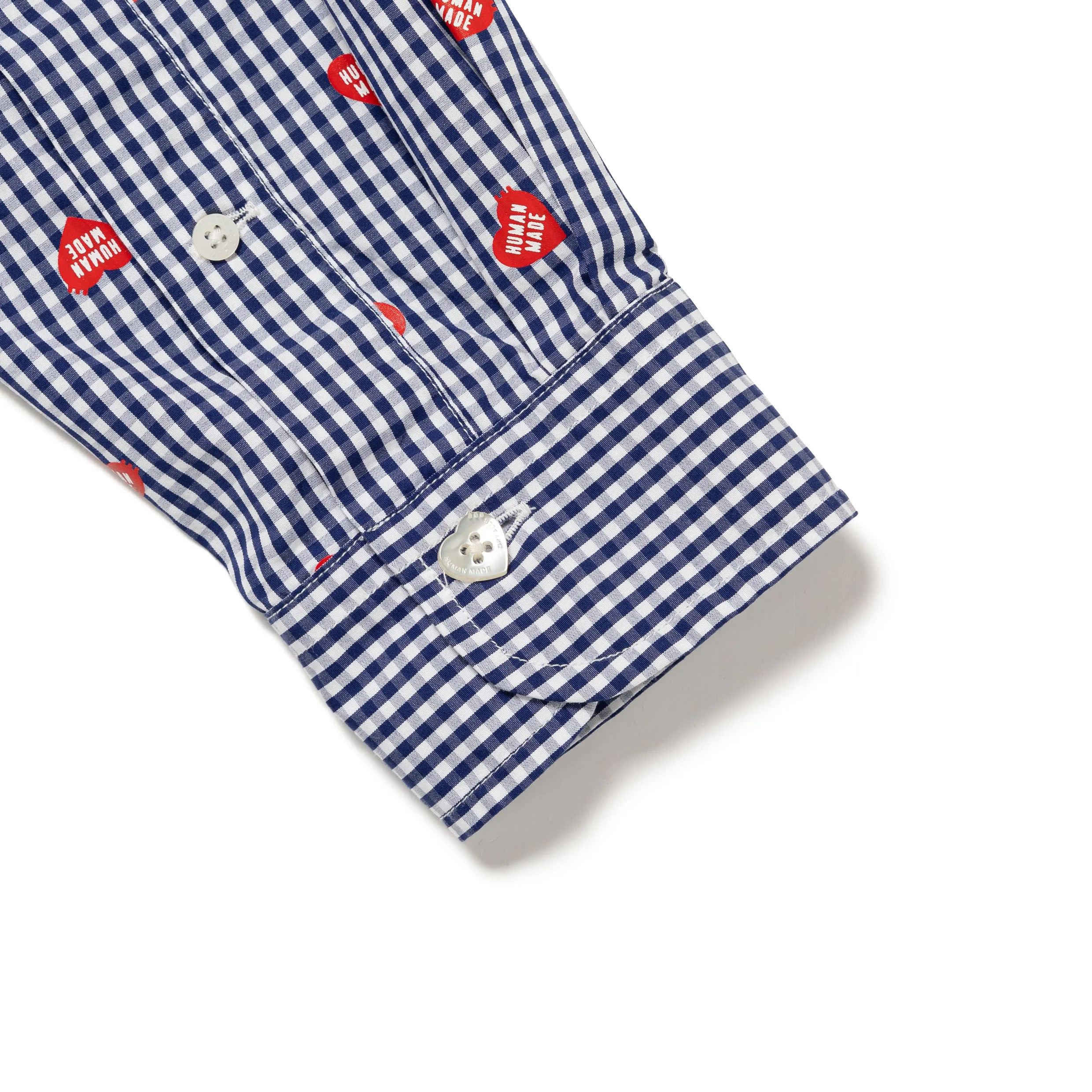HEART GINGHAM CHECK SHIRT sold by Human Made product image thumbnail 5