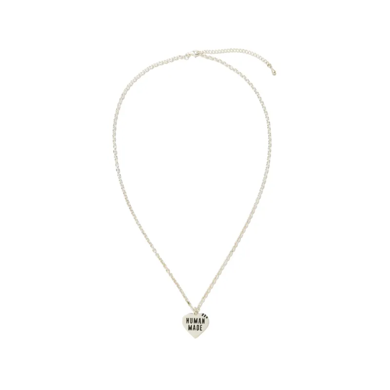 HEART SILVER NECKLACE sold by Human Made