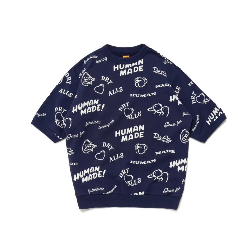 PRINTED S/S SWEATSHIRT sold by Human Made