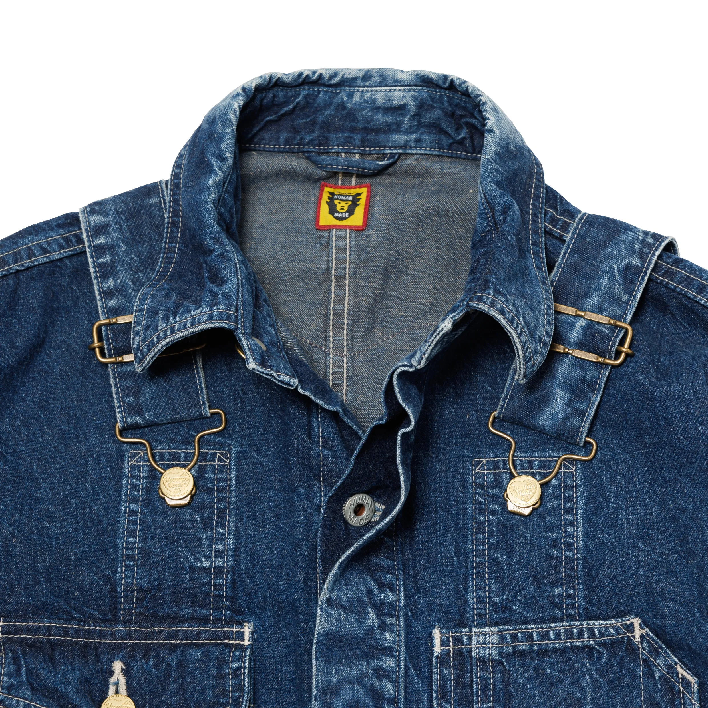 YUTHENTIC ♥ Hand washed vintage denim jumper /追跡付 DENIM JUMPSUIT | Parallel