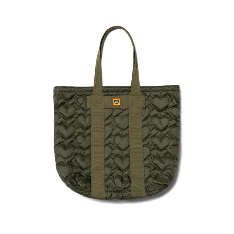 HEART QUILTING TOTE sold by Human Made