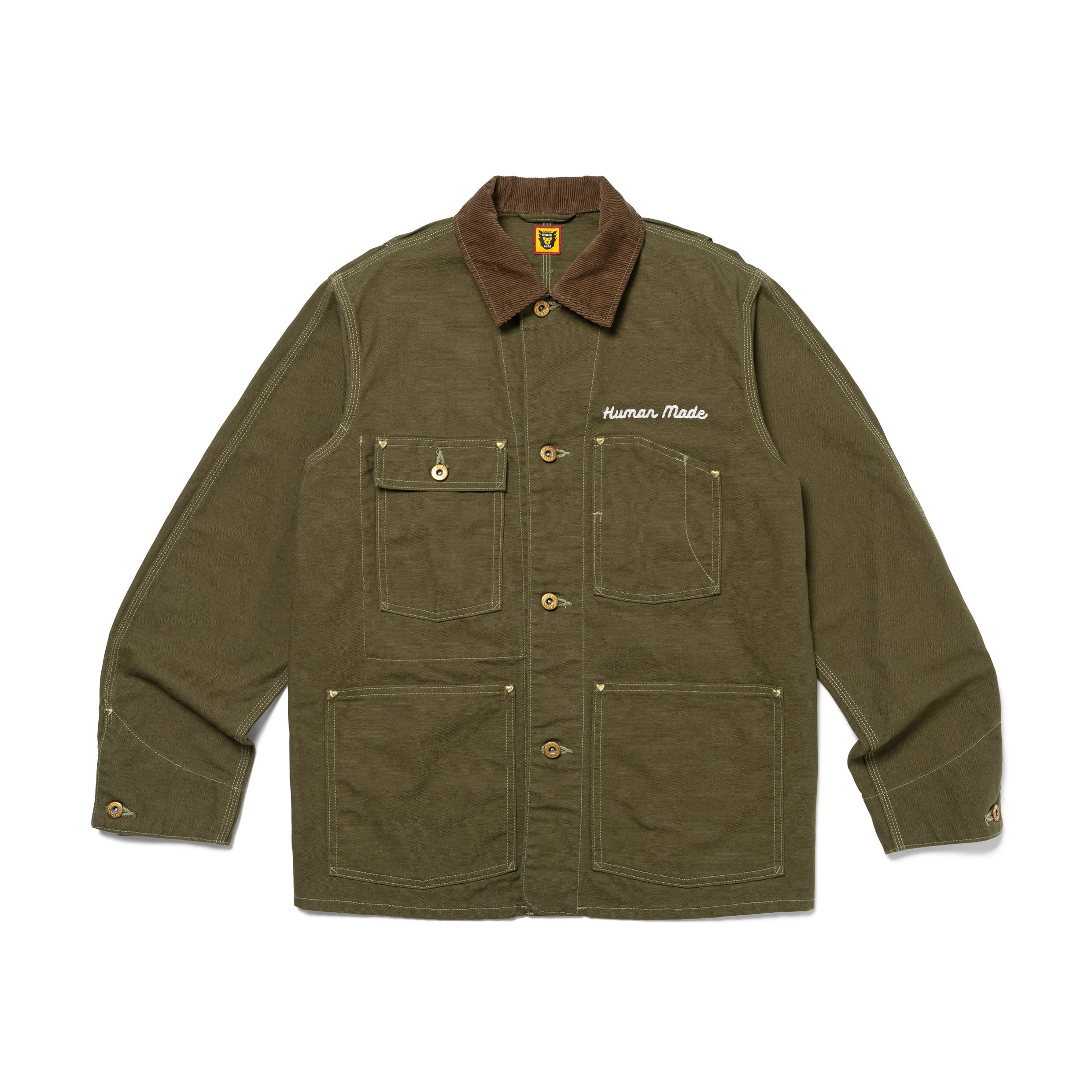 DUCK COVERALL JACKET sold by Human Made
