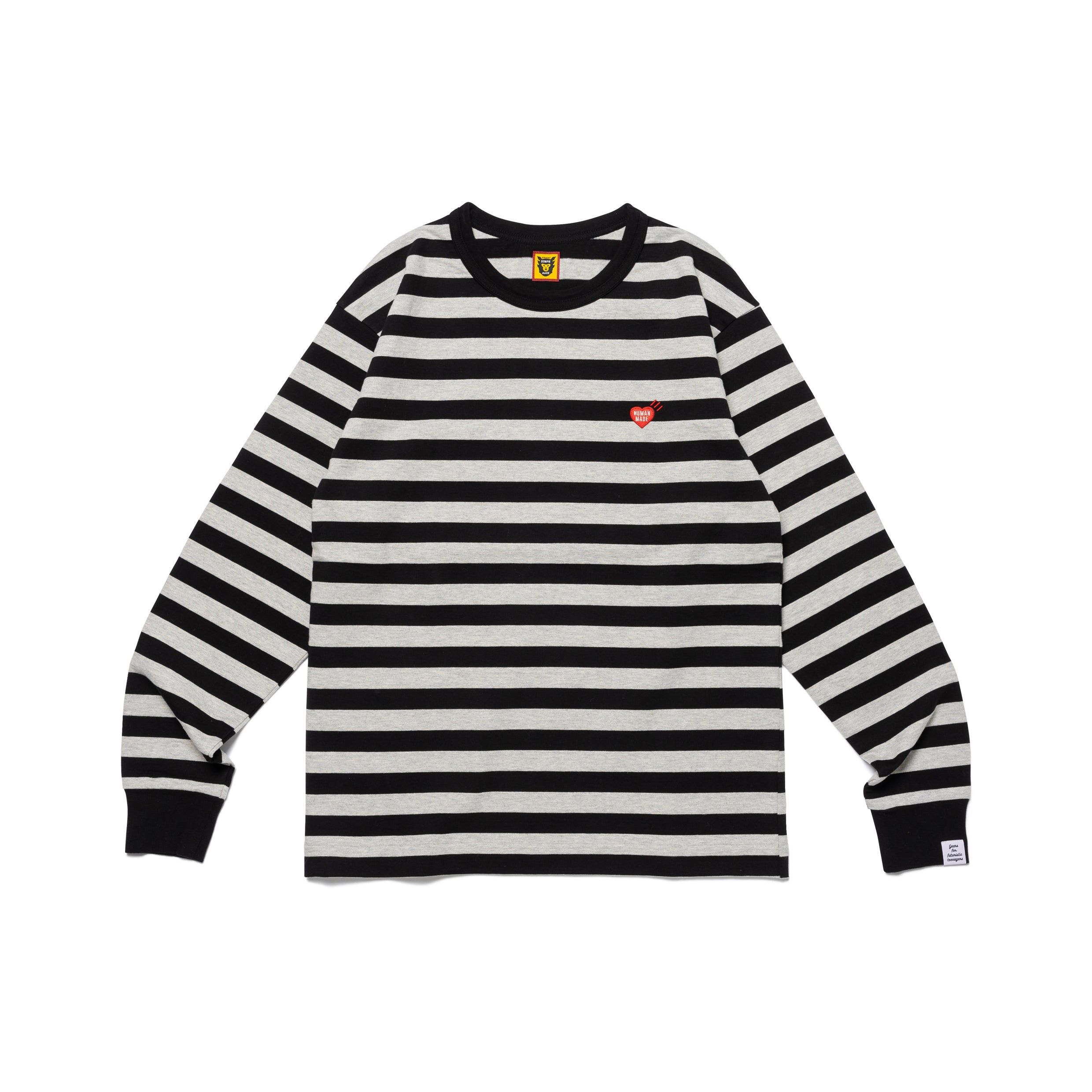 STRIPED L/S T-SHIRT sold by Human Made