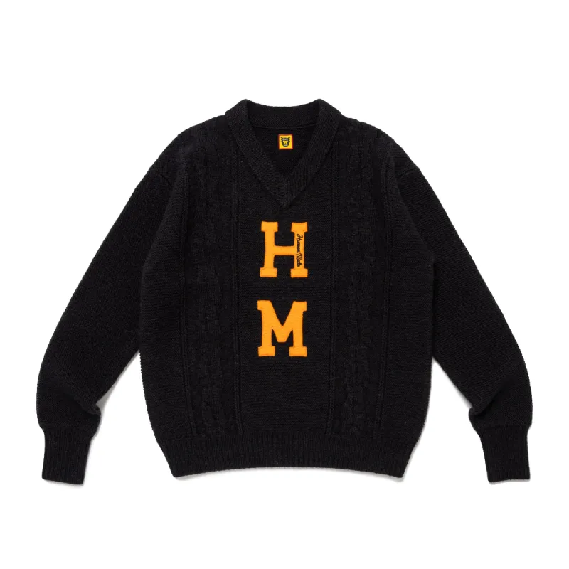 V-NECK KNIT SWEATER made by Human Made