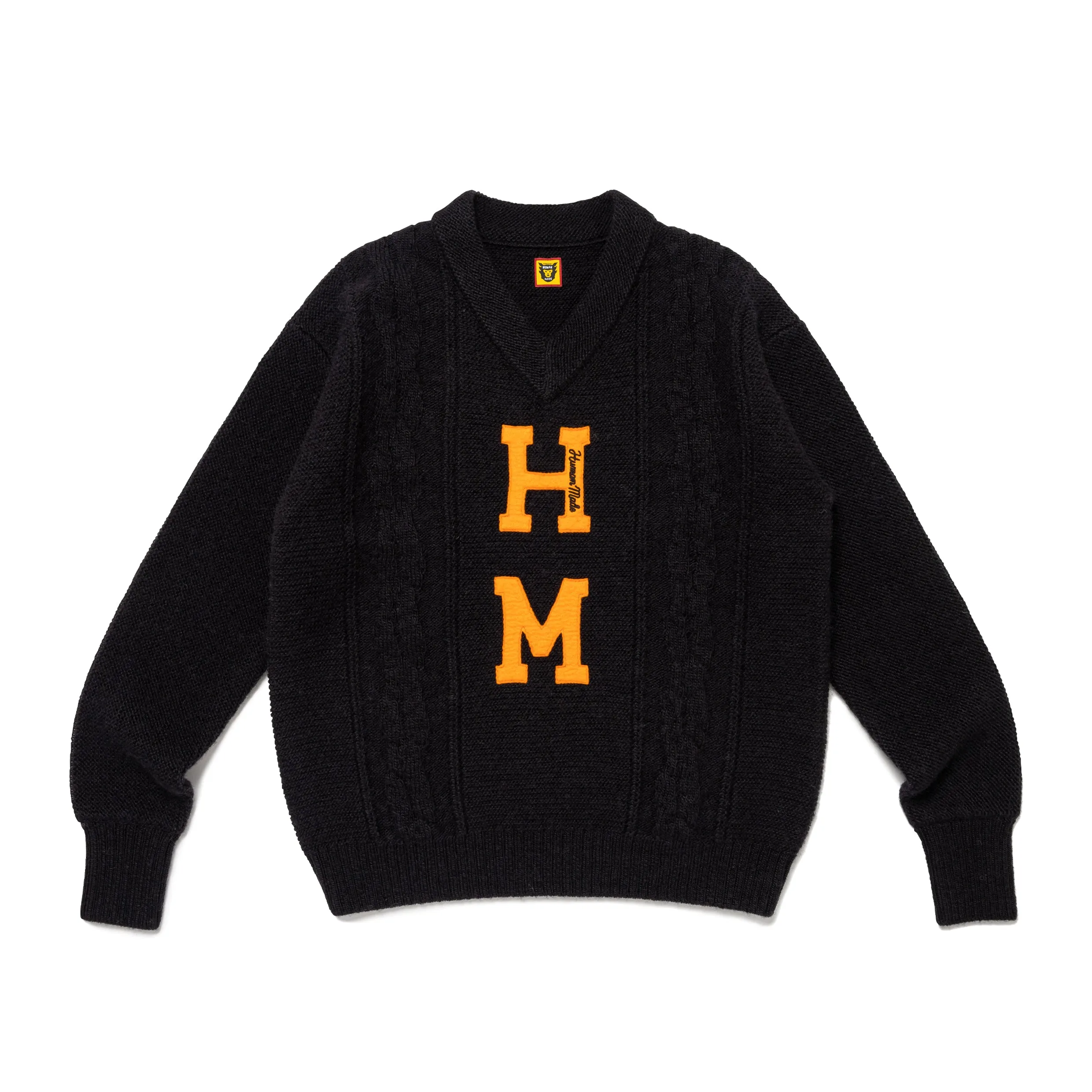 V-NECK KNIT SWEATER sold by Human Made