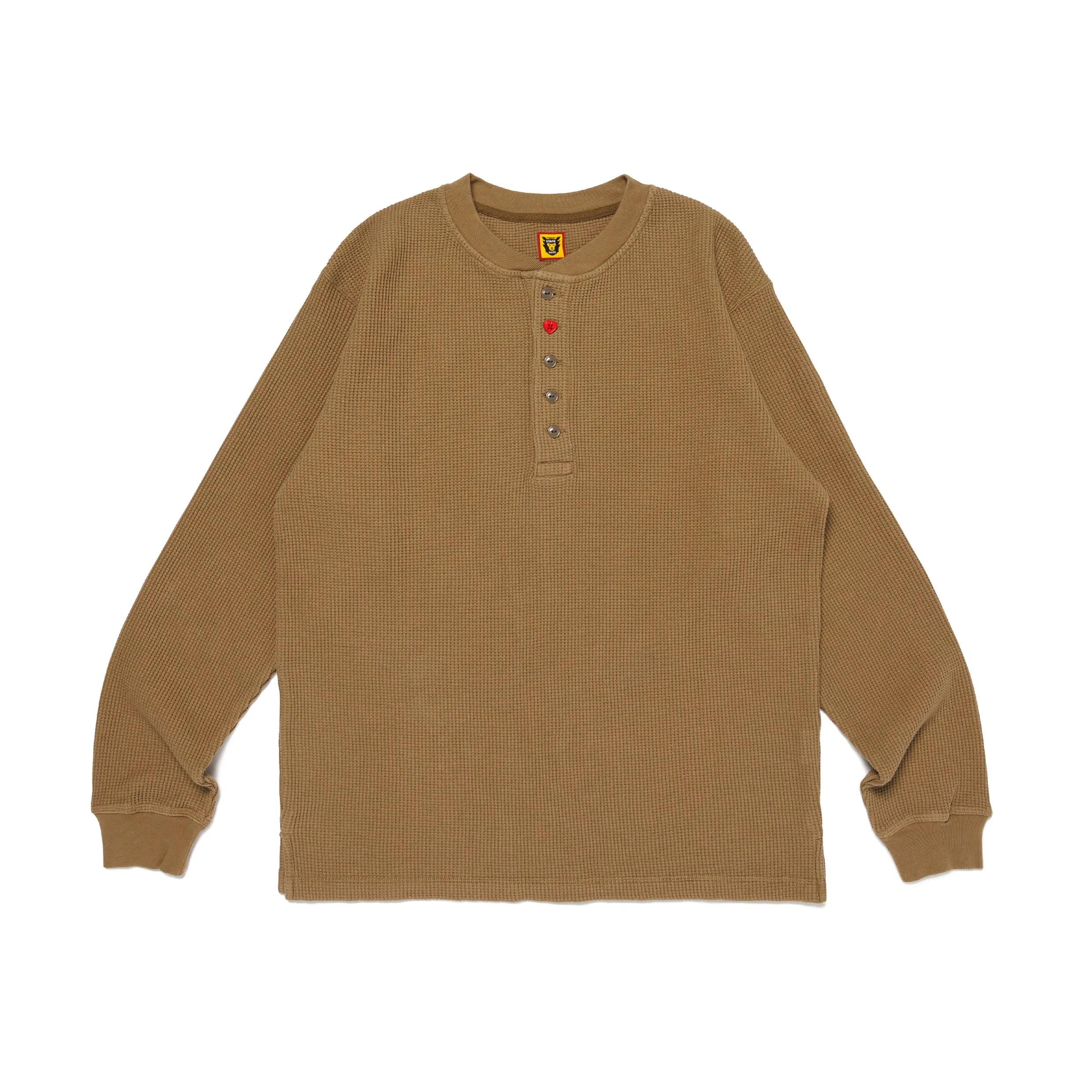 HENLEY NECK L/S T-SHIRT sold by Human Made