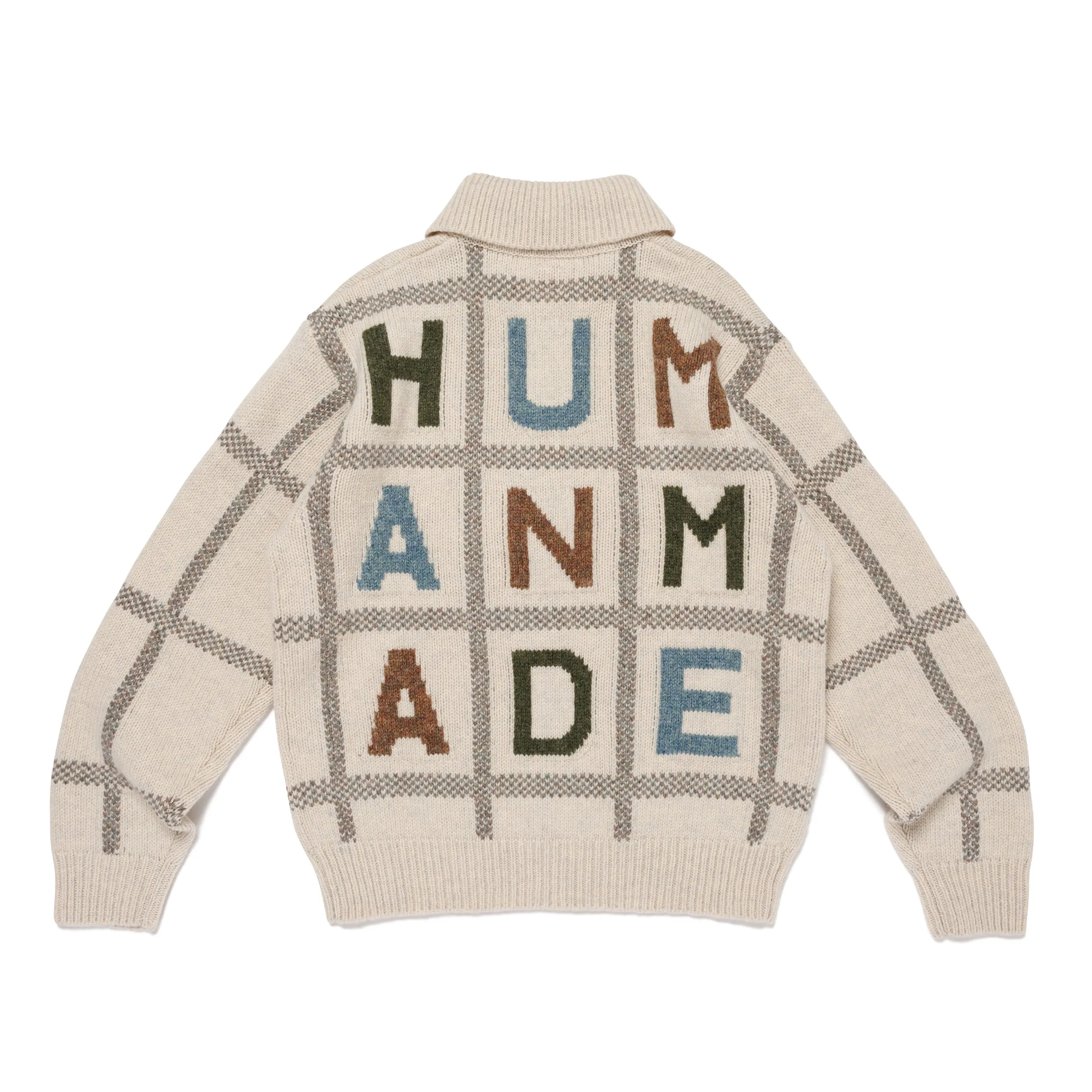 ANIMAL HALF-ZIP KNIT SWEATER sold by Human Made product image thumbnail 2