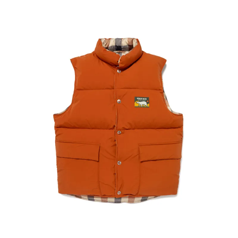 REVERSIBLE DOWN VEST made by Human Made