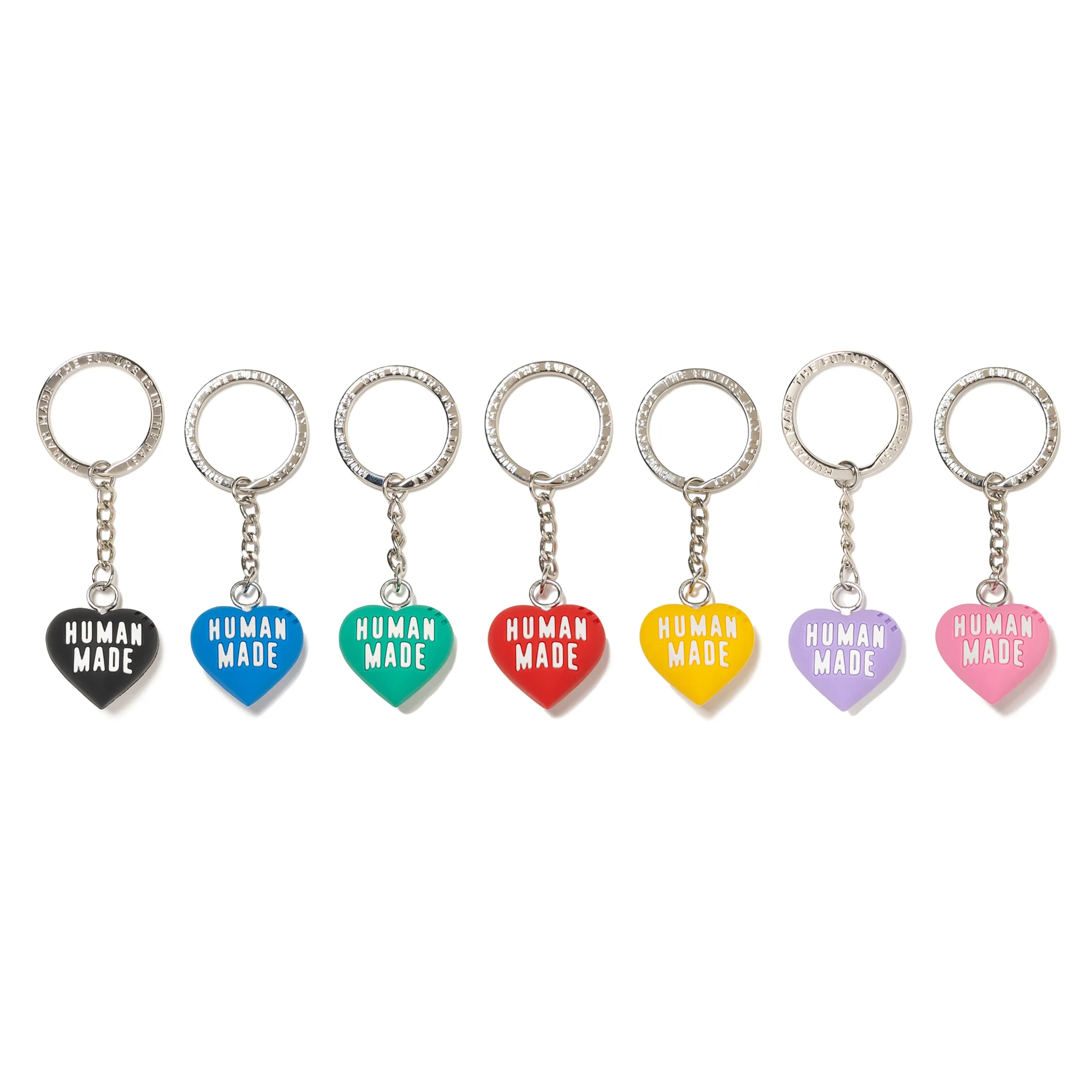 HEART RUBBER KEYCHAIN sold by Human Made