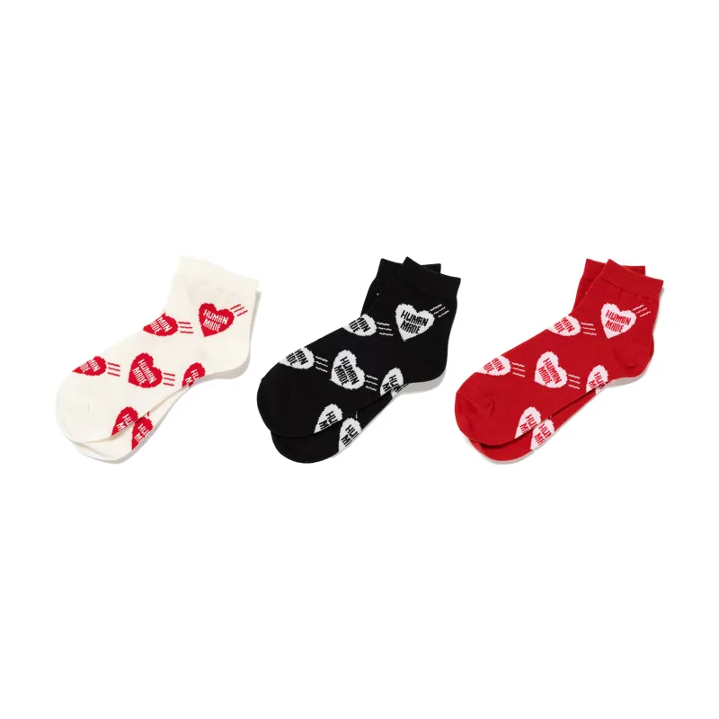 HEART SHORT SOCKS sold by Human Made