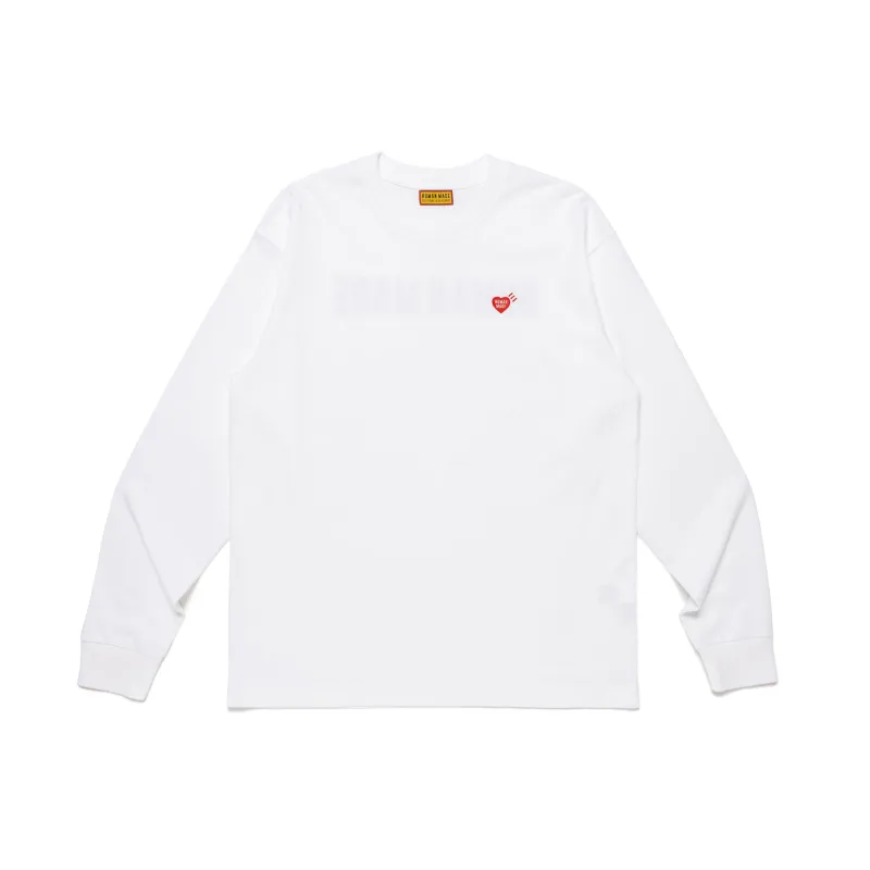 HEART BADGE L/S T-SHIRT sold by Human Made