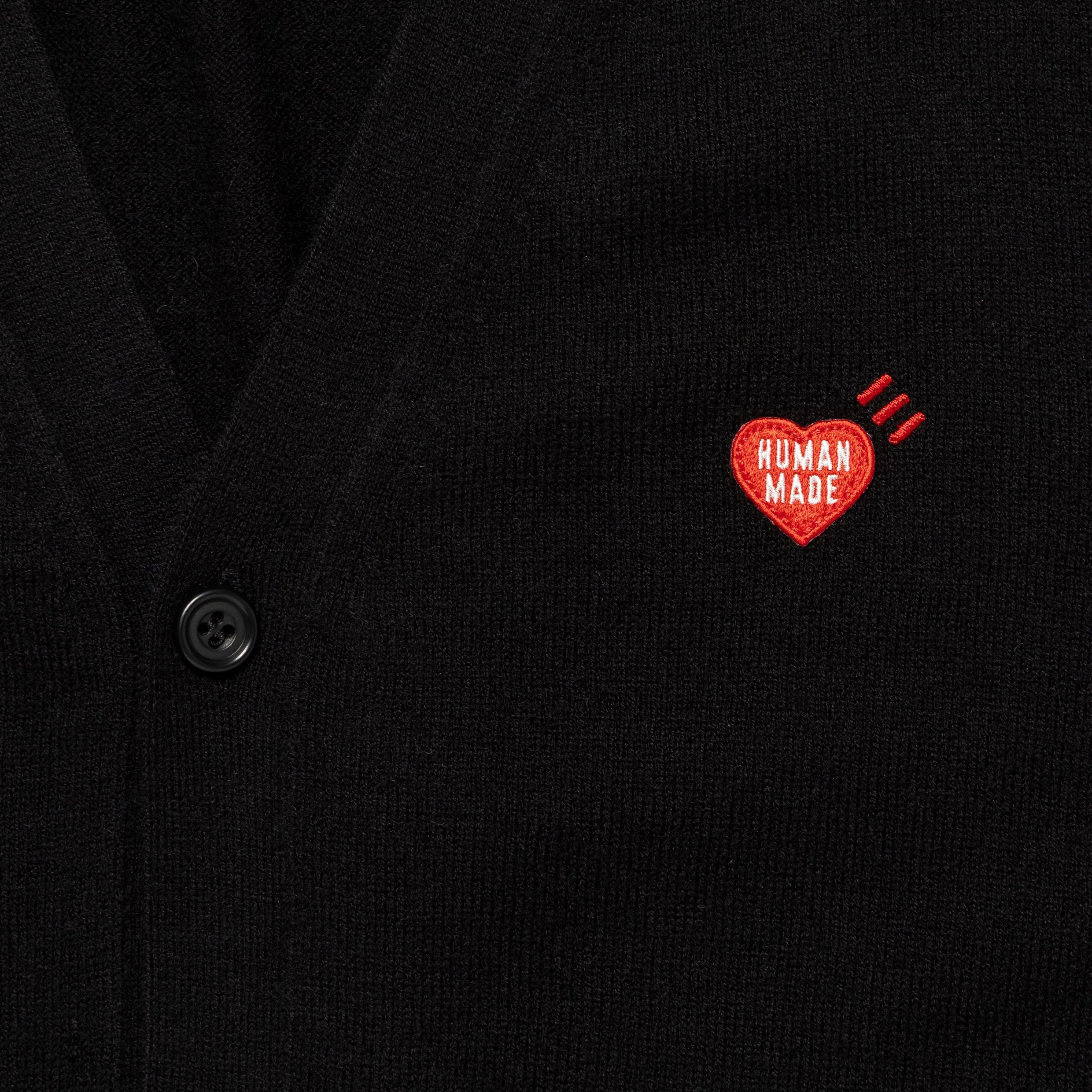 HEART BADGE KNIT CARDIGAN sold by Human Made product image thumbnail 3