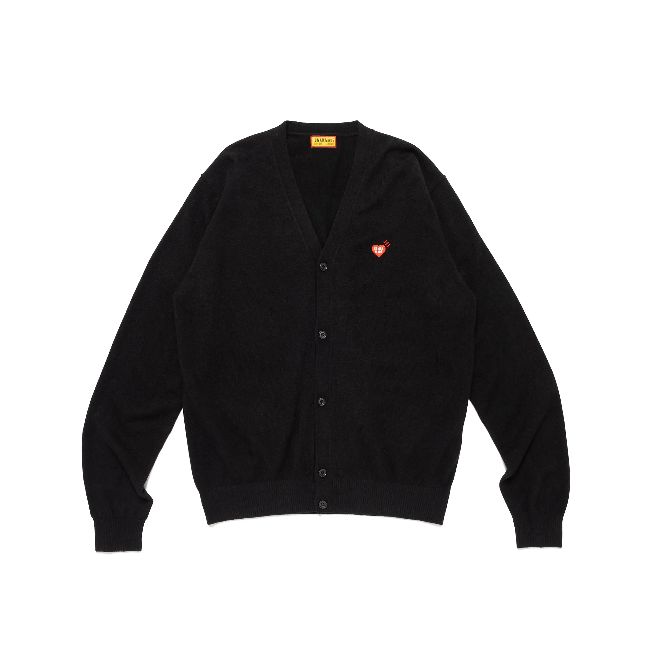 HEART BADGE KNIT CARDIGAN sold by Human Made