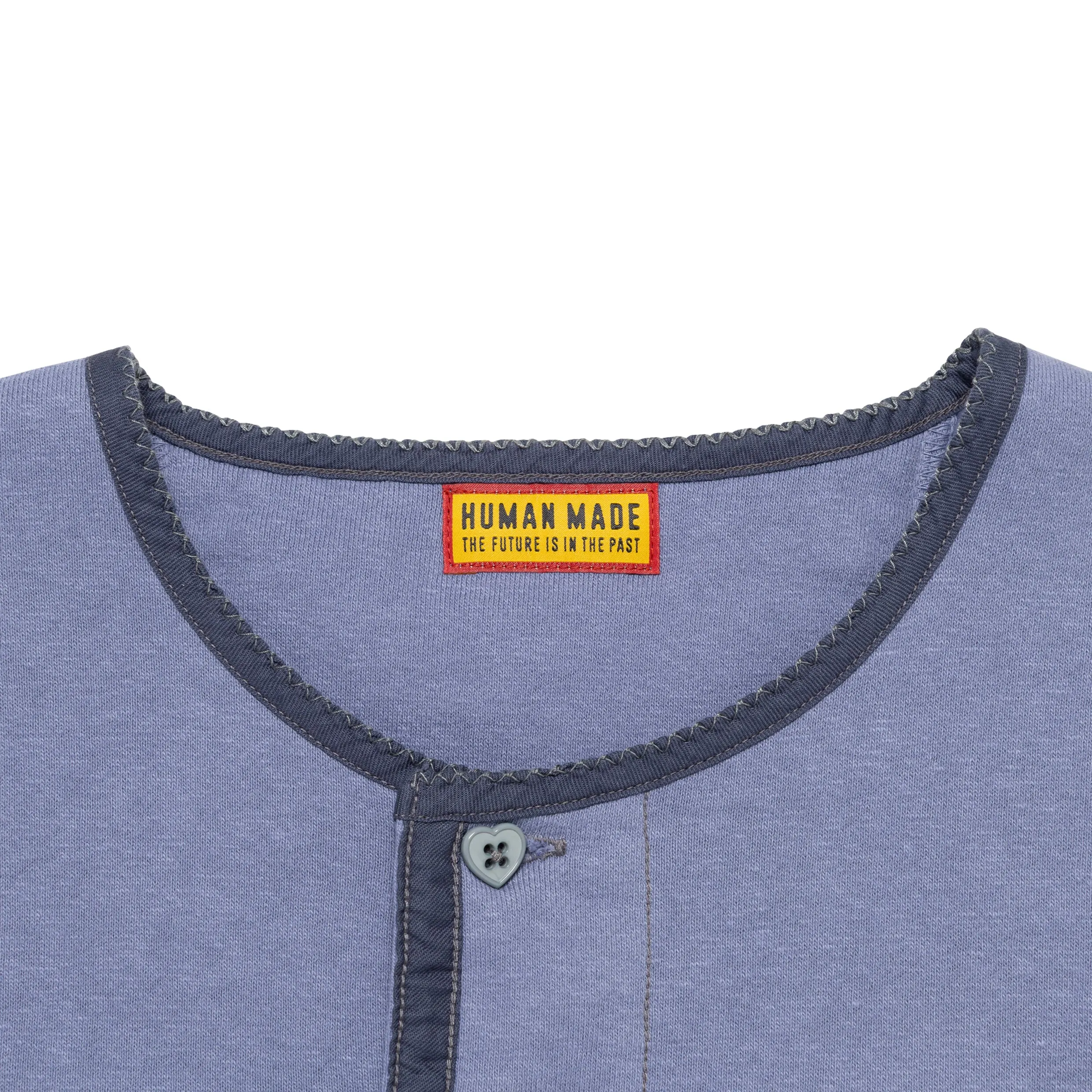 HENLEY NECK SWEATSHIRT sold by Human Made product image thumbnail 3