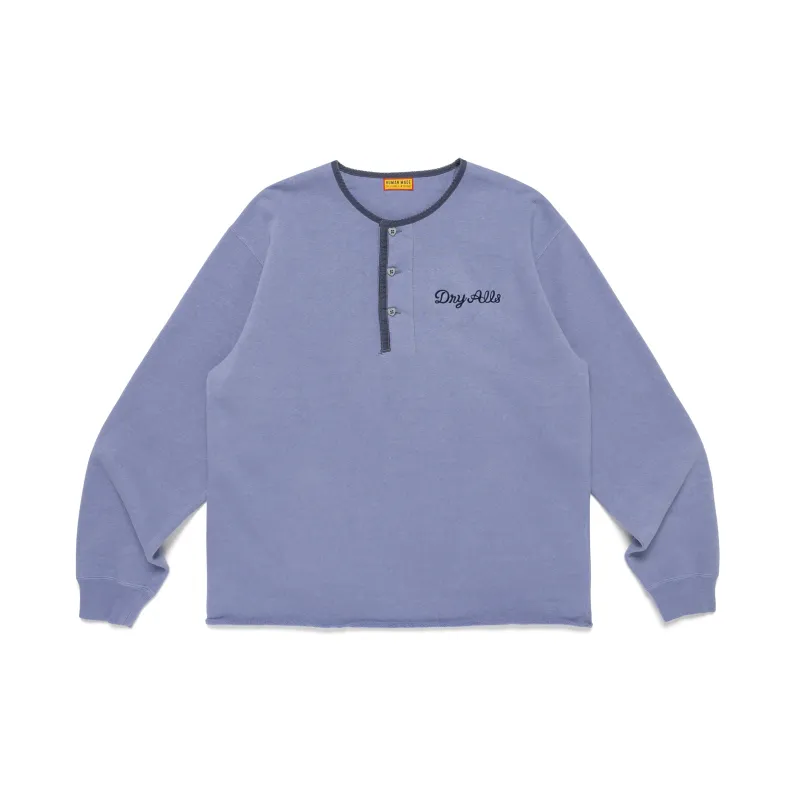HENLEY NECK SWEATSHIRT sold by Human Made