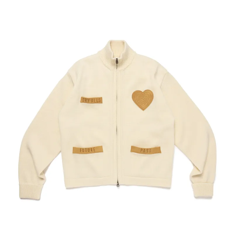 ZIP-UP KNIT CARDIGAN sold by Human Made