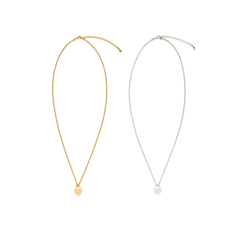 HEART SILVER NECKLACE sold by Human Made