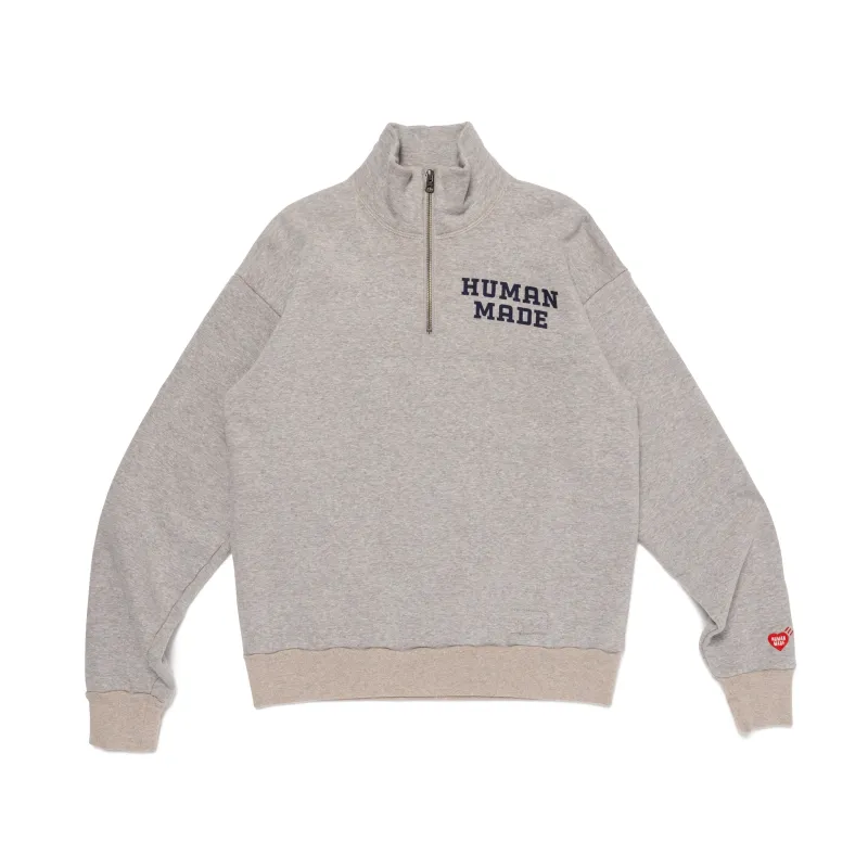 HALF-ZIP SWEATSHIRT made by Human Made