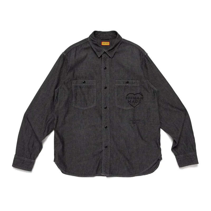 MILITARY CHAMBRAY SHIRT sold by Human Made
