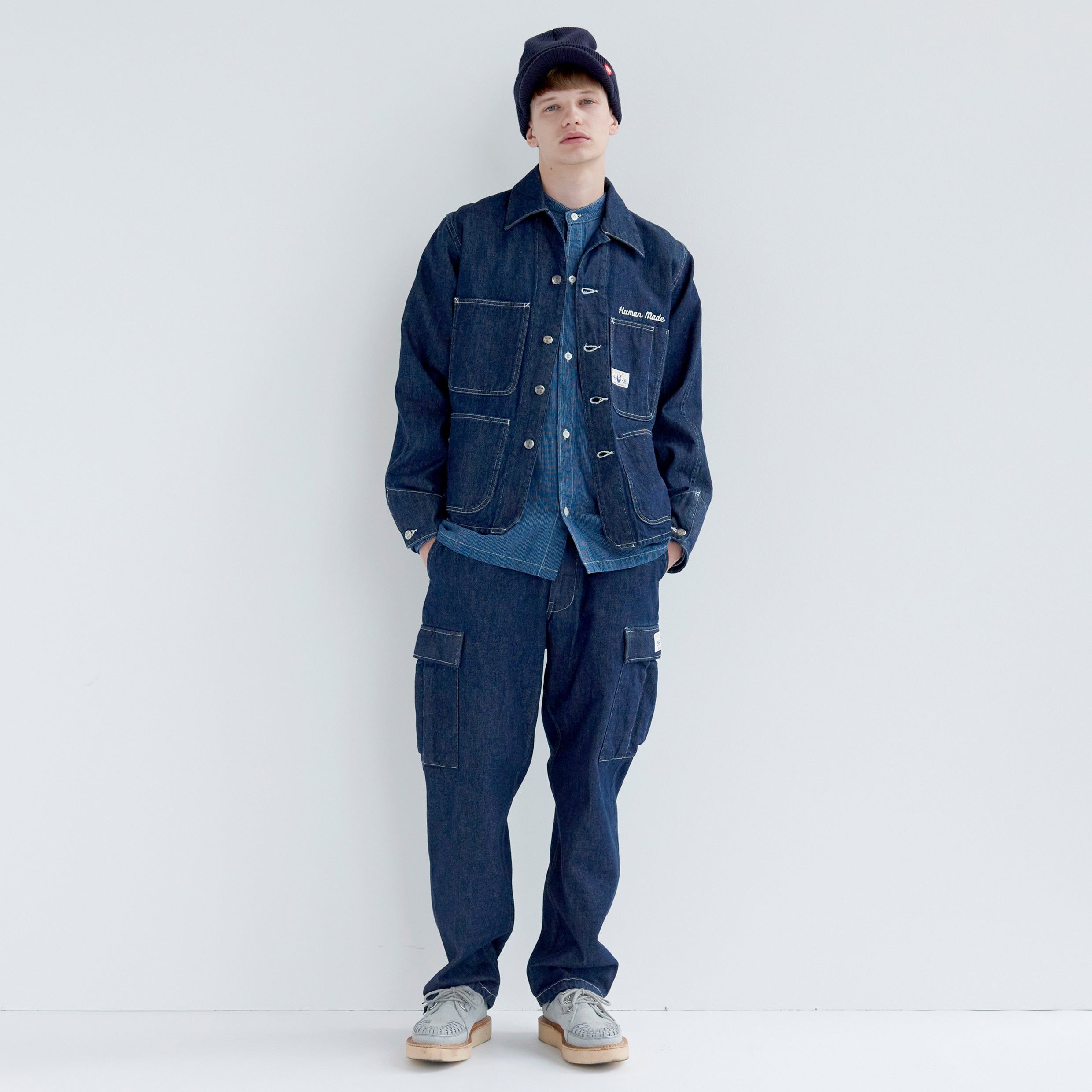 DENIM SHORT COVERALL JACKET sold by Human Made product image thumbnail 6