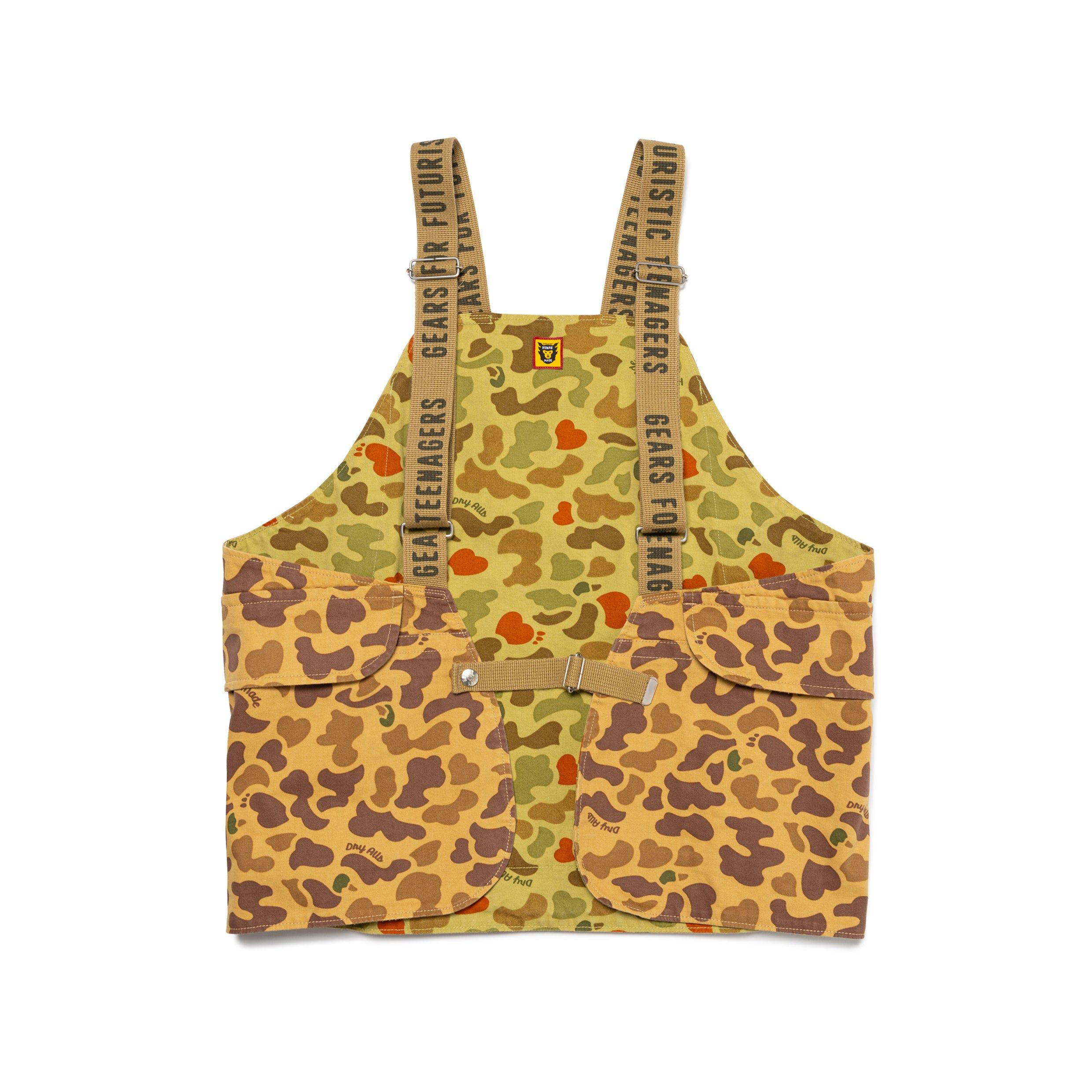 DUCK CAMO REVERSIBLE HUNTING VEST sold by Human Made