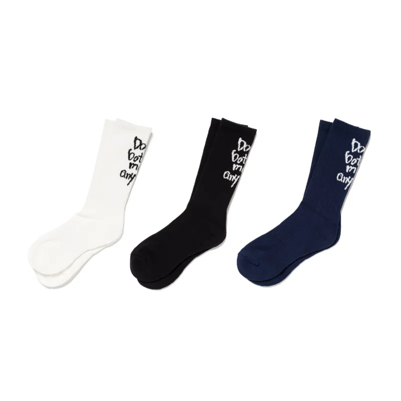 JACQUARD LOGO SOCKS sold by Human Made