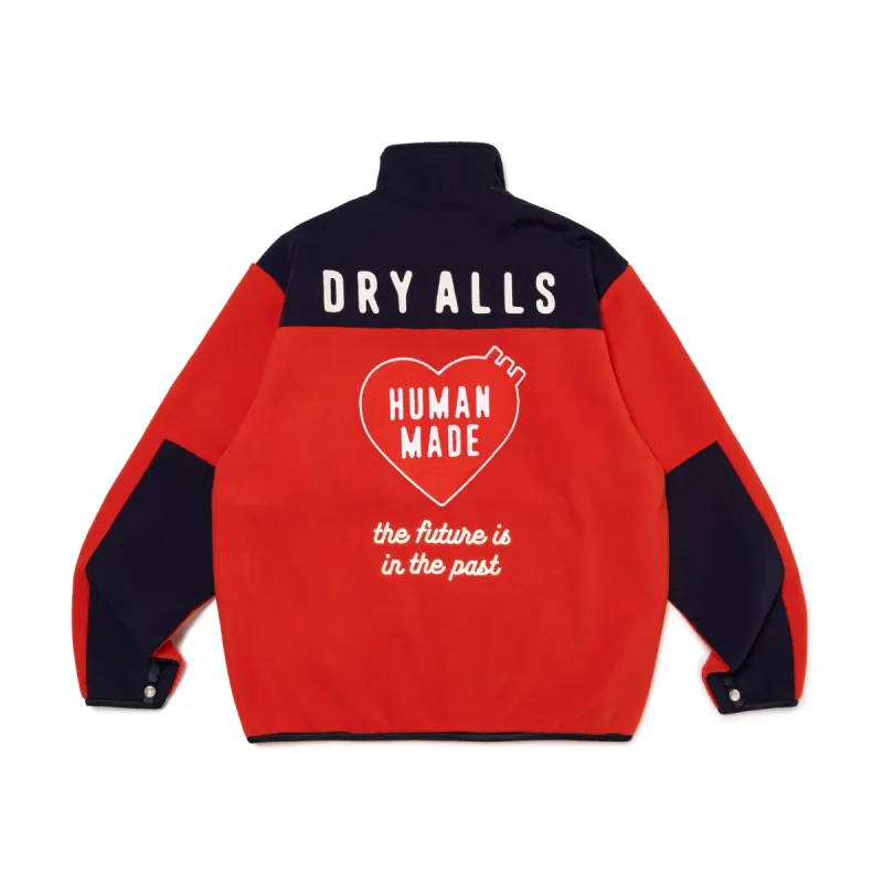 FLEECE HALF- ZIP JACKET sold by Human Made