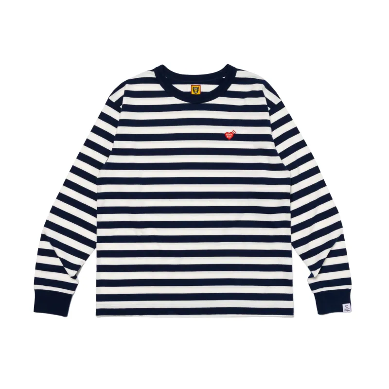 STRIPED L/S T-SHIRT sold by Human Made