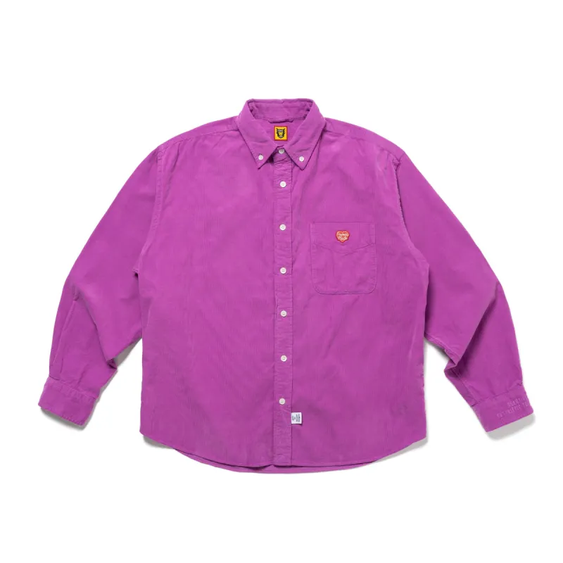 CORDUROY B.D L/S SHIRT sold by Human Made